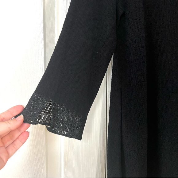 NWOT Libretto NYC Hand Loomed Black Knit Sweater - Picture 3 of 12